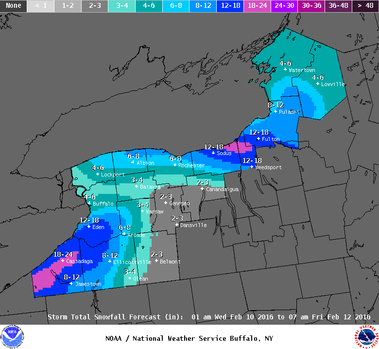 Lake Effect Snow Warning continues through Thursday Chautauqua Today