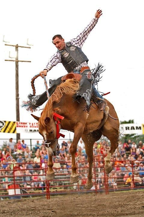 Gerry Rodeo Kicks Off With Large Crowd Chautauqua Today