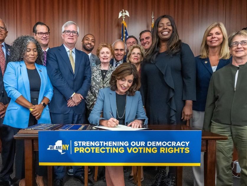 Hochul Signs Package Of Bills To Protect Voting Rights In New York ...