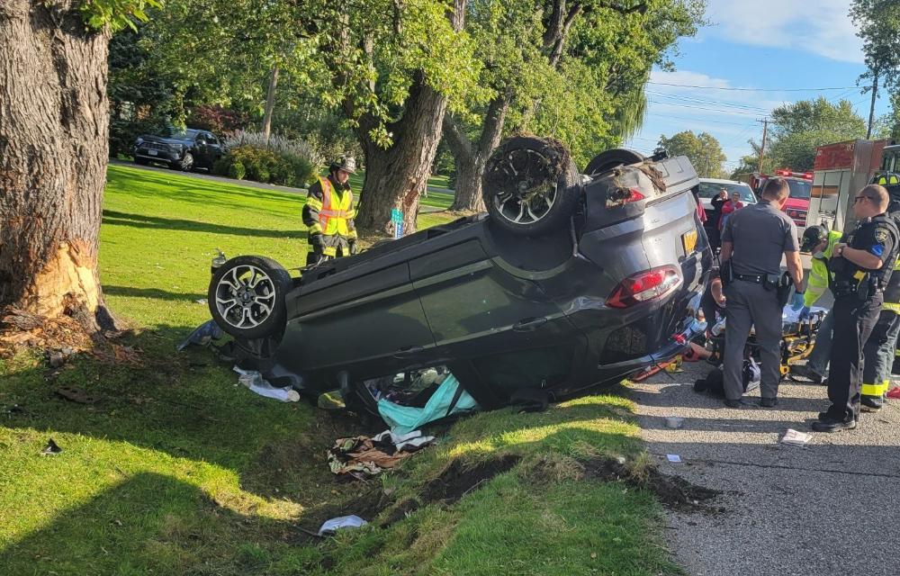 Four People Injured in Pomfret Rollover Crash Chautauqua Today