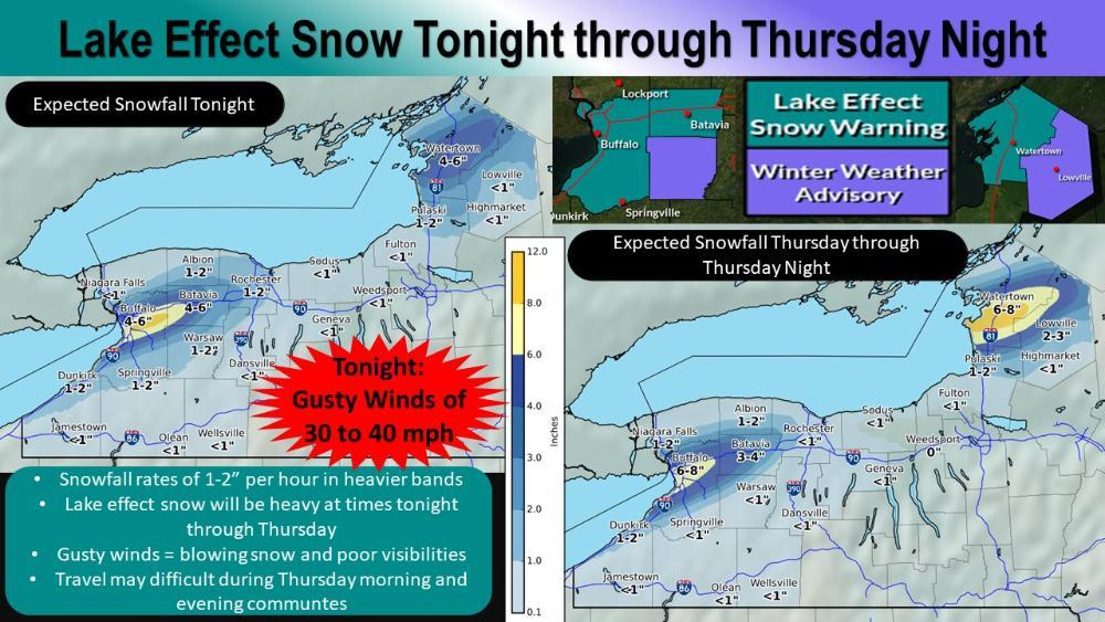 Portions of WNY under a Lake Effect Snow Warning | Chautauqua Today