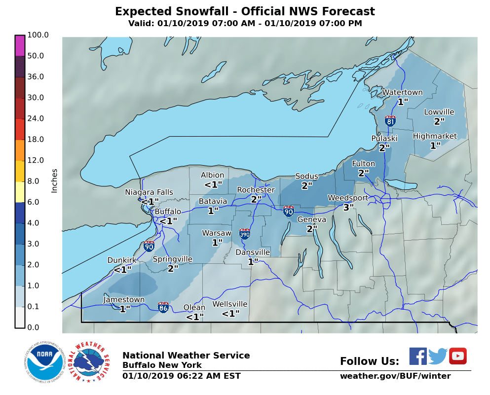 Lake effect snow continues to hit higher elevations | Chautauqua Today