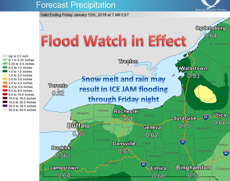 Flood and Winter Storm Watches remain in effect | Chautauqua Today