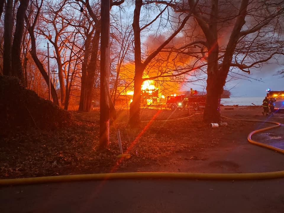 Firefighters Respond to Blaze at Former Silver Creek Restaurant Building Chautauqua Today