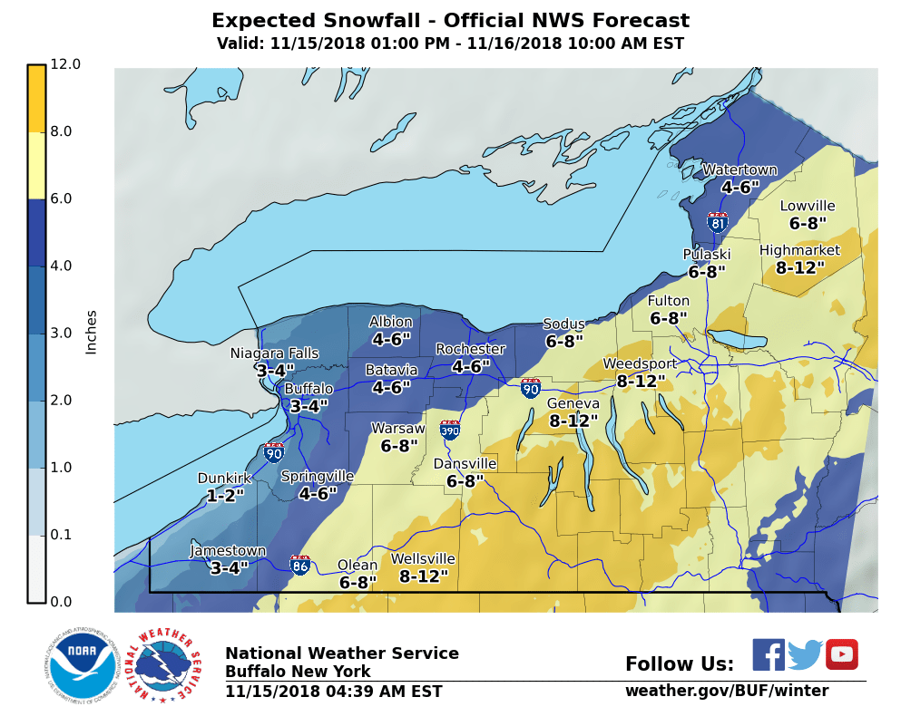 Wintry Mix to Arrive in Western New York Today Chautauqua Today
