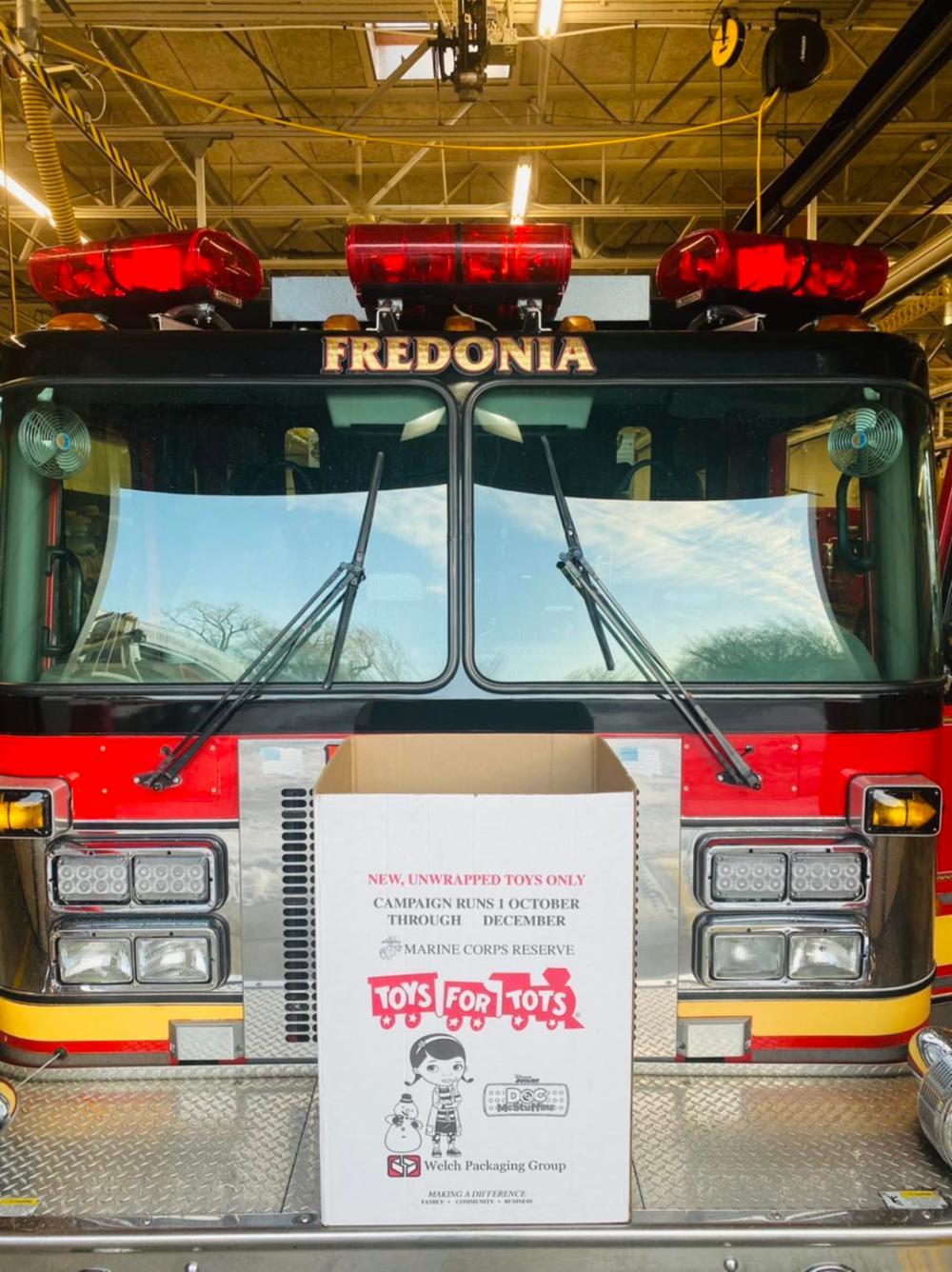Fredonia Fire Department Participating in Toys for Tots Campaign