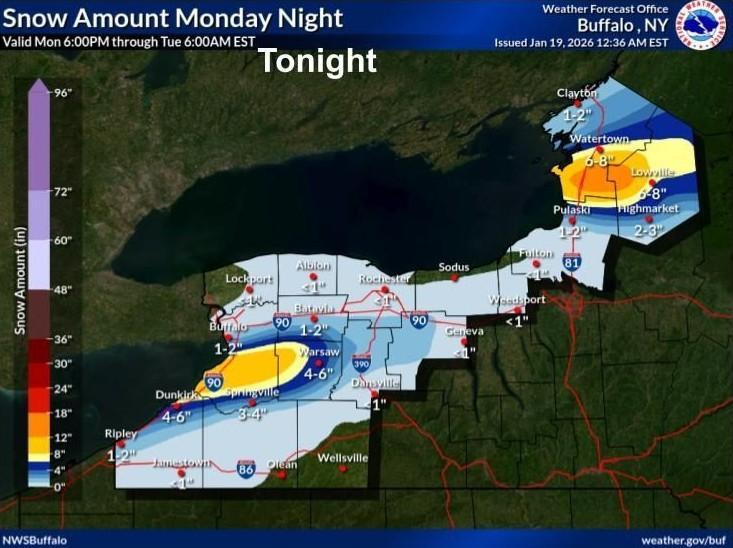 Lake Effect Snow, Bitterly Cold Wind Chills Arriving This Evening ...