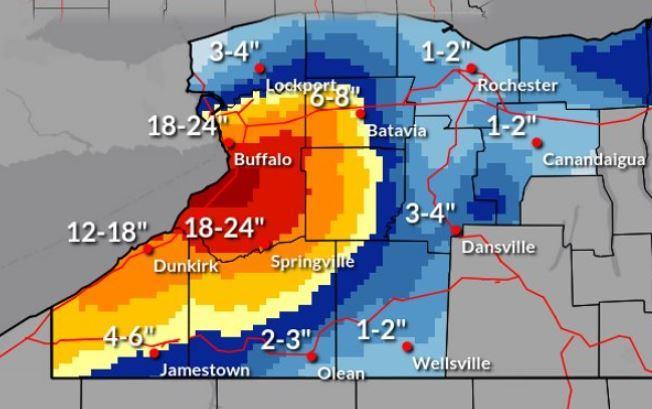 Lake effect storm to impact portions of WNY | Chautauqua Today