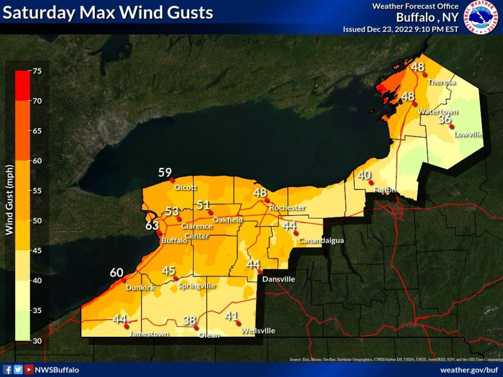 First day of winter storm brings high winds dangerous wind chills to