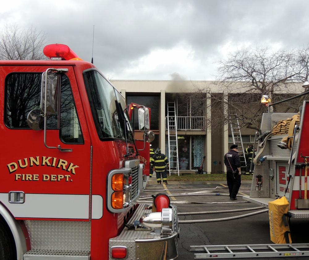 Dunkirk Firefighters Battle Apartment Fire on Greco Lane Chautauqua Today