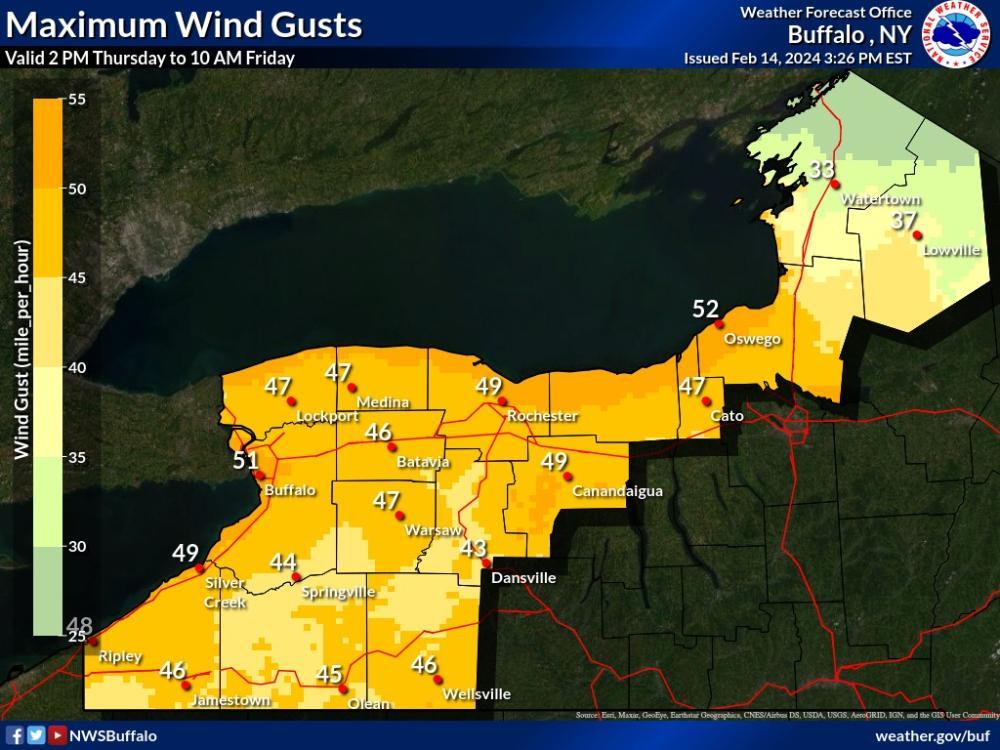 Wind Advisory Issued for All of Western New York | Chautauqua Today