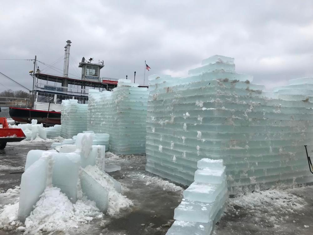 Ice castle ready to go for Mayville festival Chautauqua Today