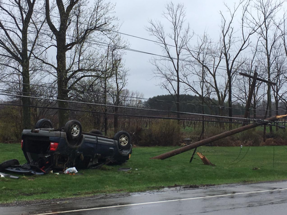 Police Respond to Rollover Crash on Route 39 | Chautauqua Today