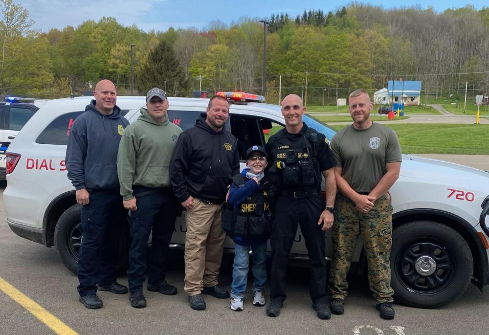 Sheriff's Office Gives Sinclairville Elementary Student Special Ride to