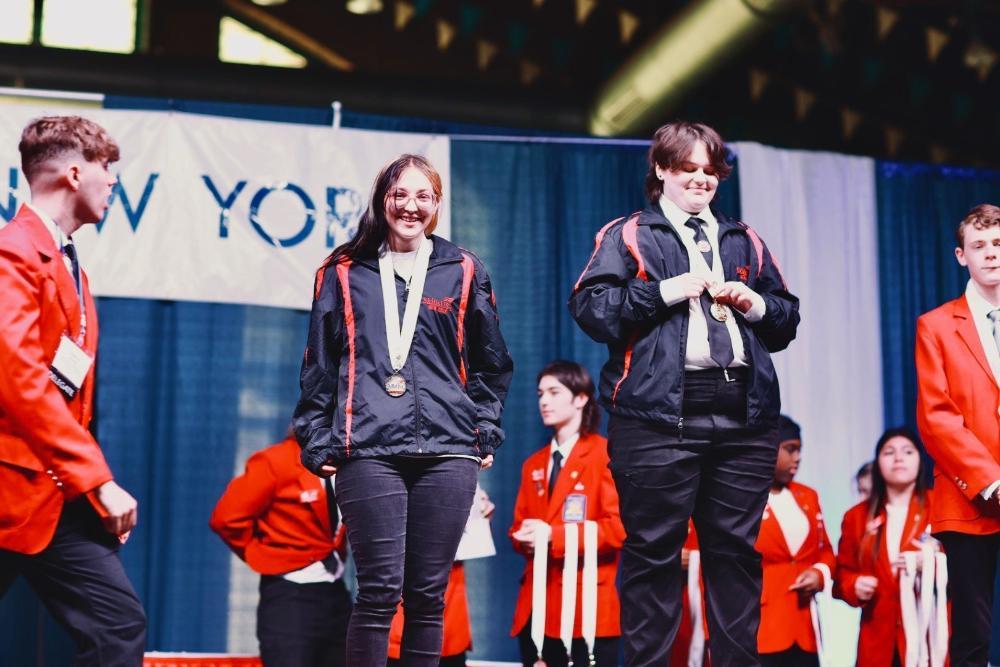 Two Local BOCES Students Win Awards in NYS SkillsUSA Competition