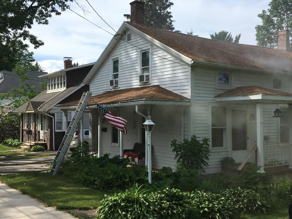 Fredonia Firefighters Respond to House Fire on Center Street