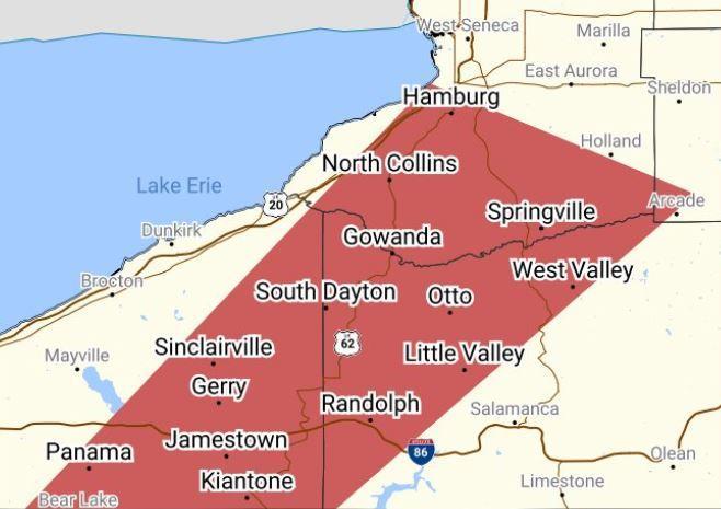 Flash Flood Warnings Issued for Southeastern Chautauqua County ...