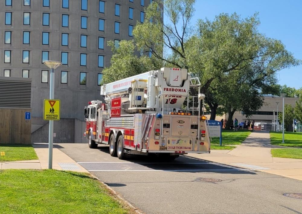 Firefighters Quickly Extinguish Fire on SUNY Fredonia Campus