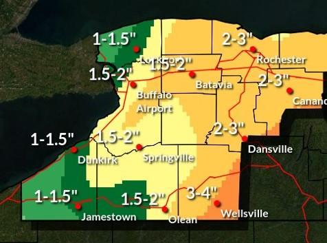 Flood Watch Issued for Most of WNY as Remnants of Debby Approach ...