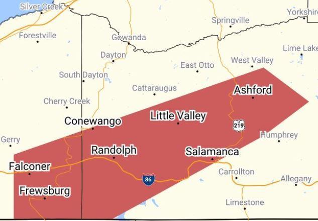 Flash Flood Warning for Southeastern Chautauqua County Until 8:45 pm ...