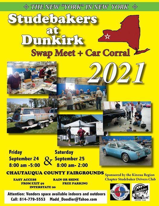 Studebaker Swap Meet in Dunkirk today and Saturday Chautauqua Today