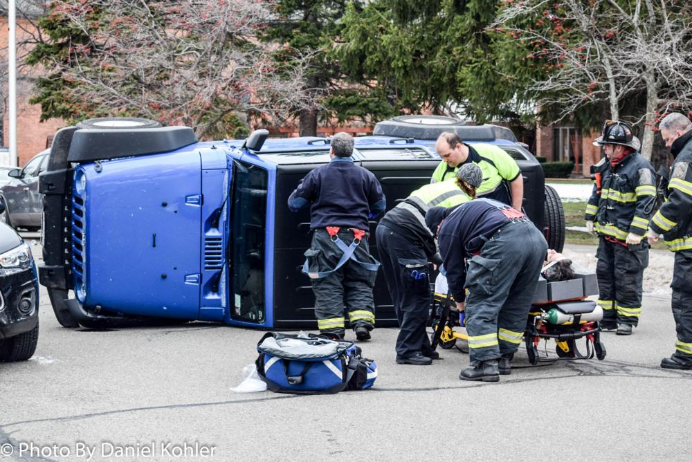 One Hospitalized in TwoVehicle Rollover Crash in Dunkirk Chautauqua