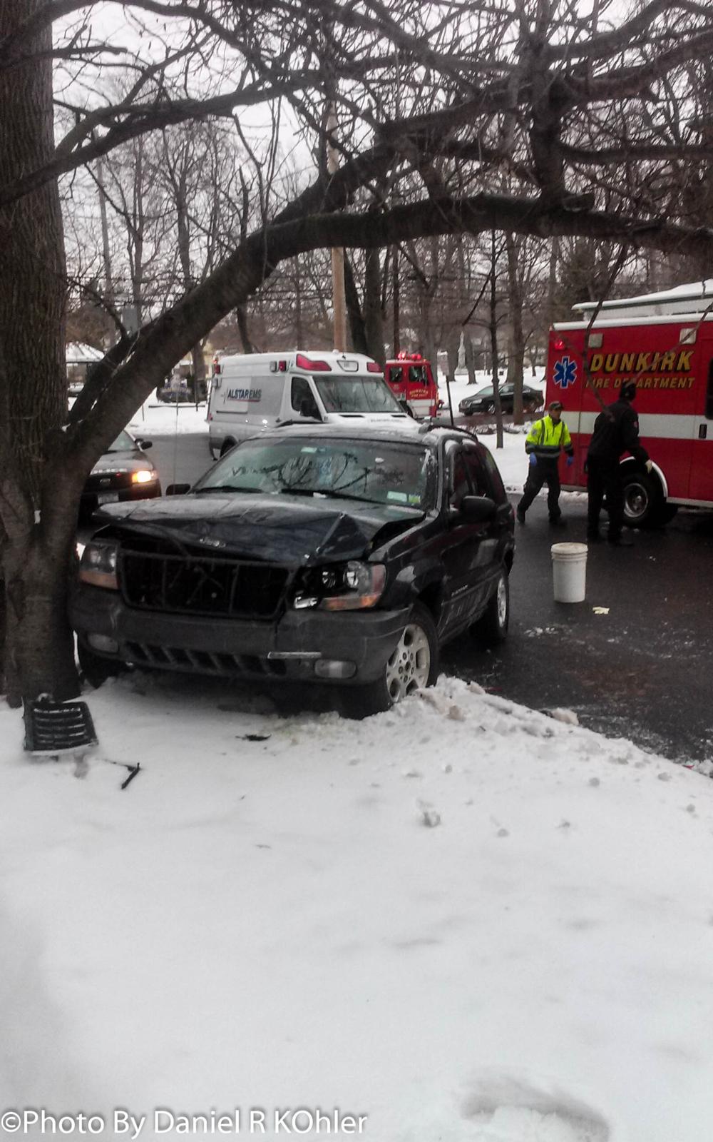 Icy Roads Lead to TwoVehicle Crash in Dunkirk Chautauqua Today