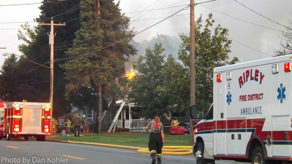 Fire destroys barn, damages house in Ripley Chautauqua Today