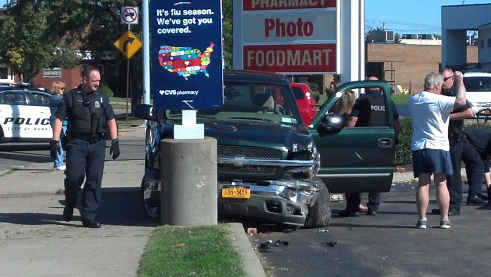 Crash damages two vehicles and building in Dunkirk Chautauqua Today